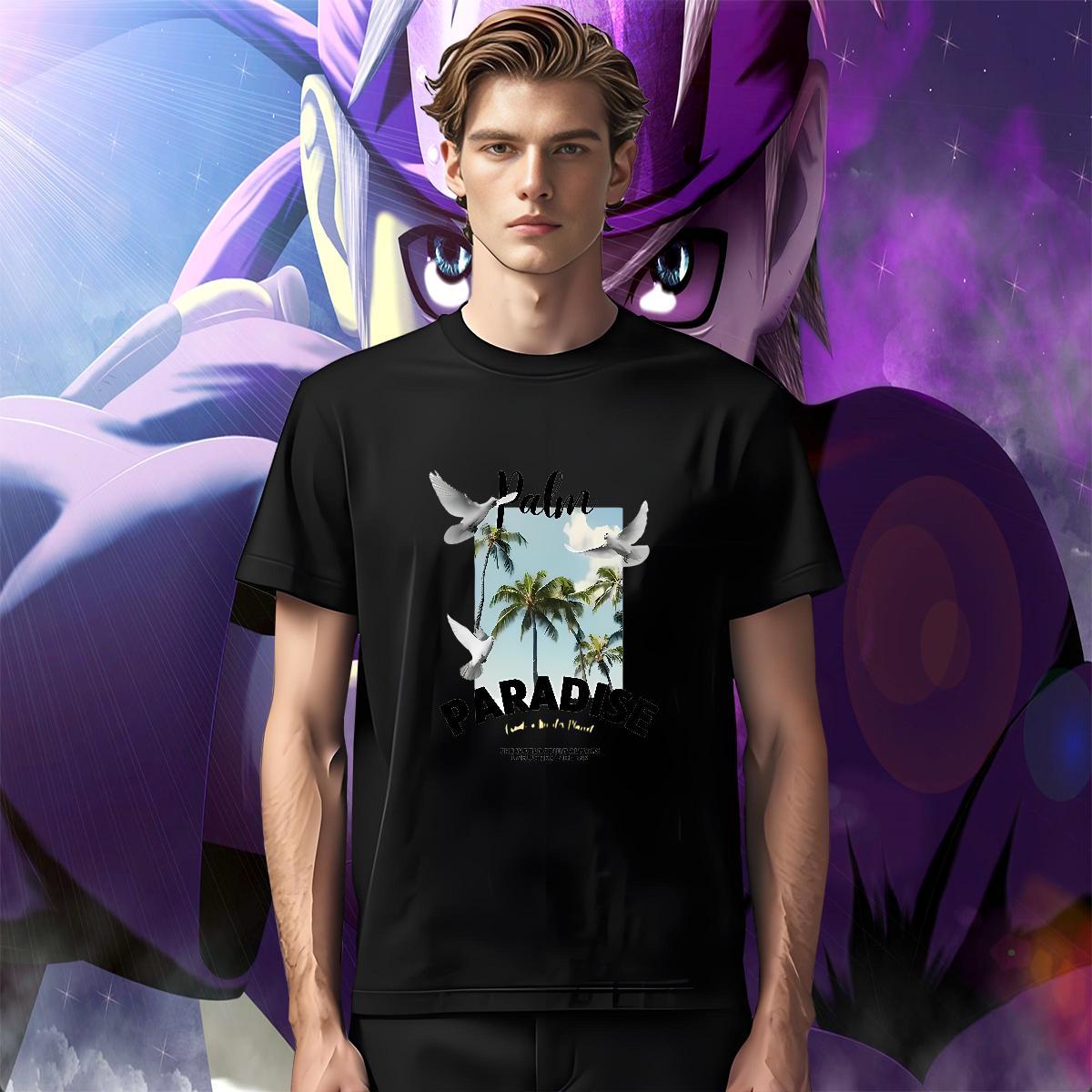 High Quality tree T shirt Street Couples T Shirts 230g Cotton Free Shipping Breathable Short Sleeve Oversized Wear