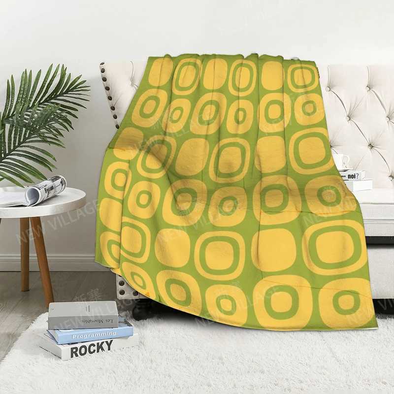Plaid sofa for Knee blankets warm winter bed cover throw blanket Decor boho warm fleece Nordic Vintage Soft and hairy geometry Y240815