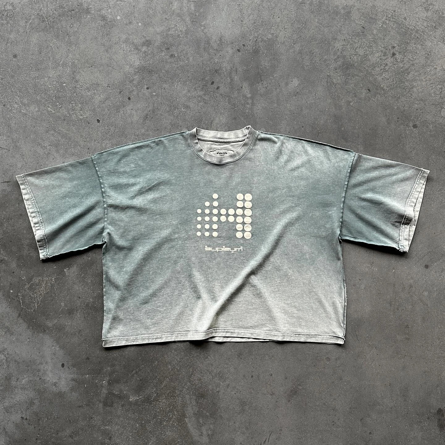 Street wear Gothic wash distressed tops mens clothing Harajuku womens letter printing short sleeves oversized Tshirts 240814