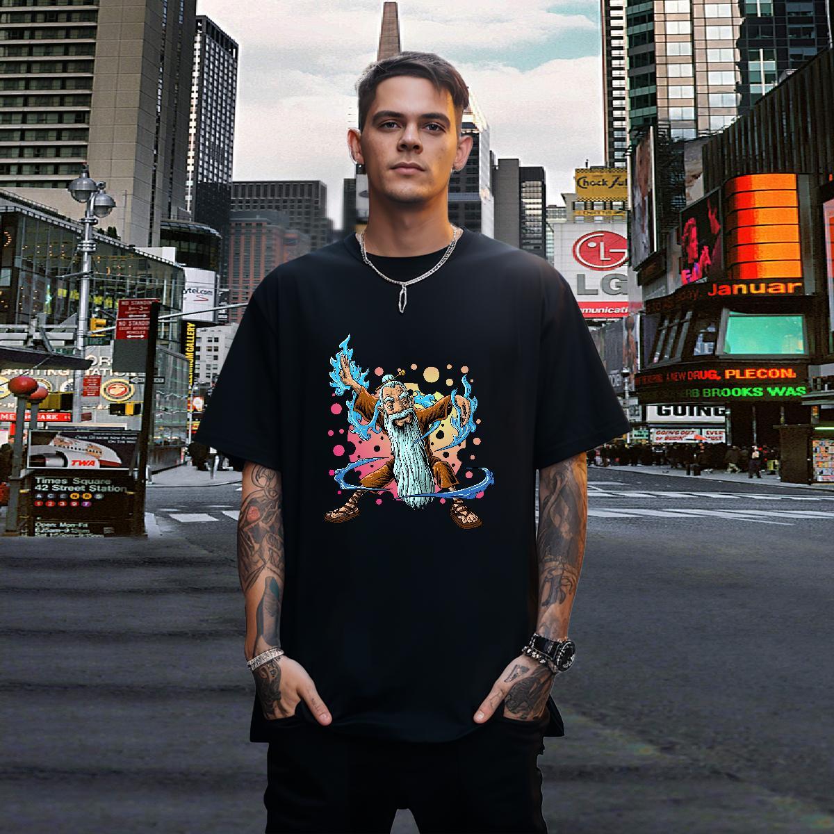 Mens T Shirts 100% Cotton 230g portrait Daily Wear Short Sleeve O-Neck DIY Printed Tshirt for Man Woman DIY Customized Cool Tees Shirts