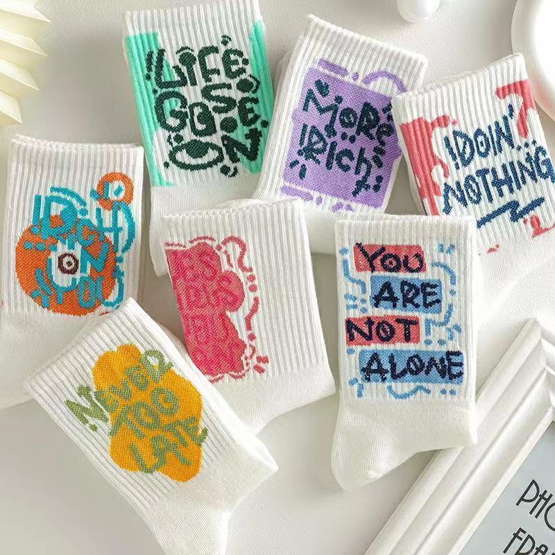 Japanese Inspired Kids Sport Socks - Comfortable Mid Tube Fit for Spring and Summer Styles