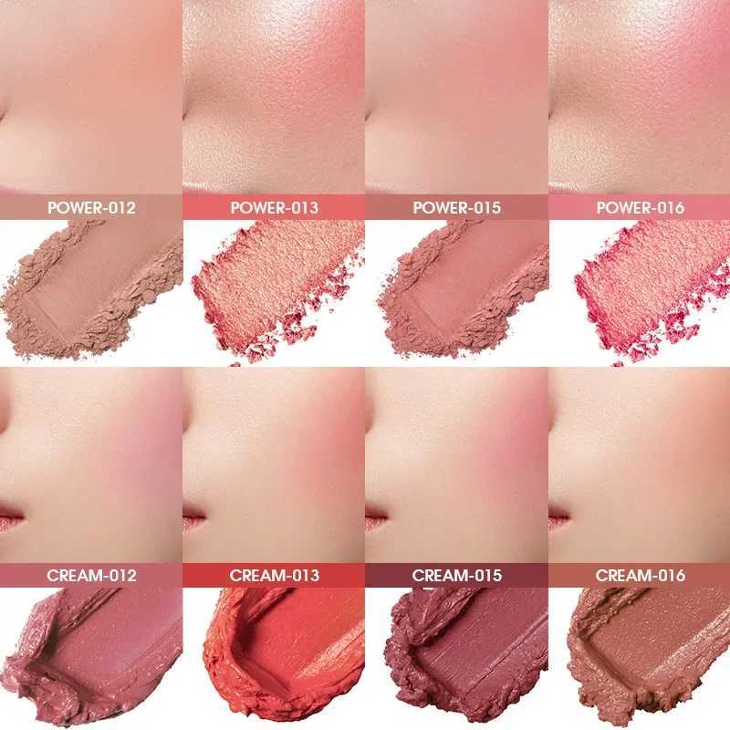 8-color Blush Palette for Different Skin Tones Eyeshadow Palette Powder Cream Mineral Pigment Face Cheek Blusher Makeup Palette Y240815