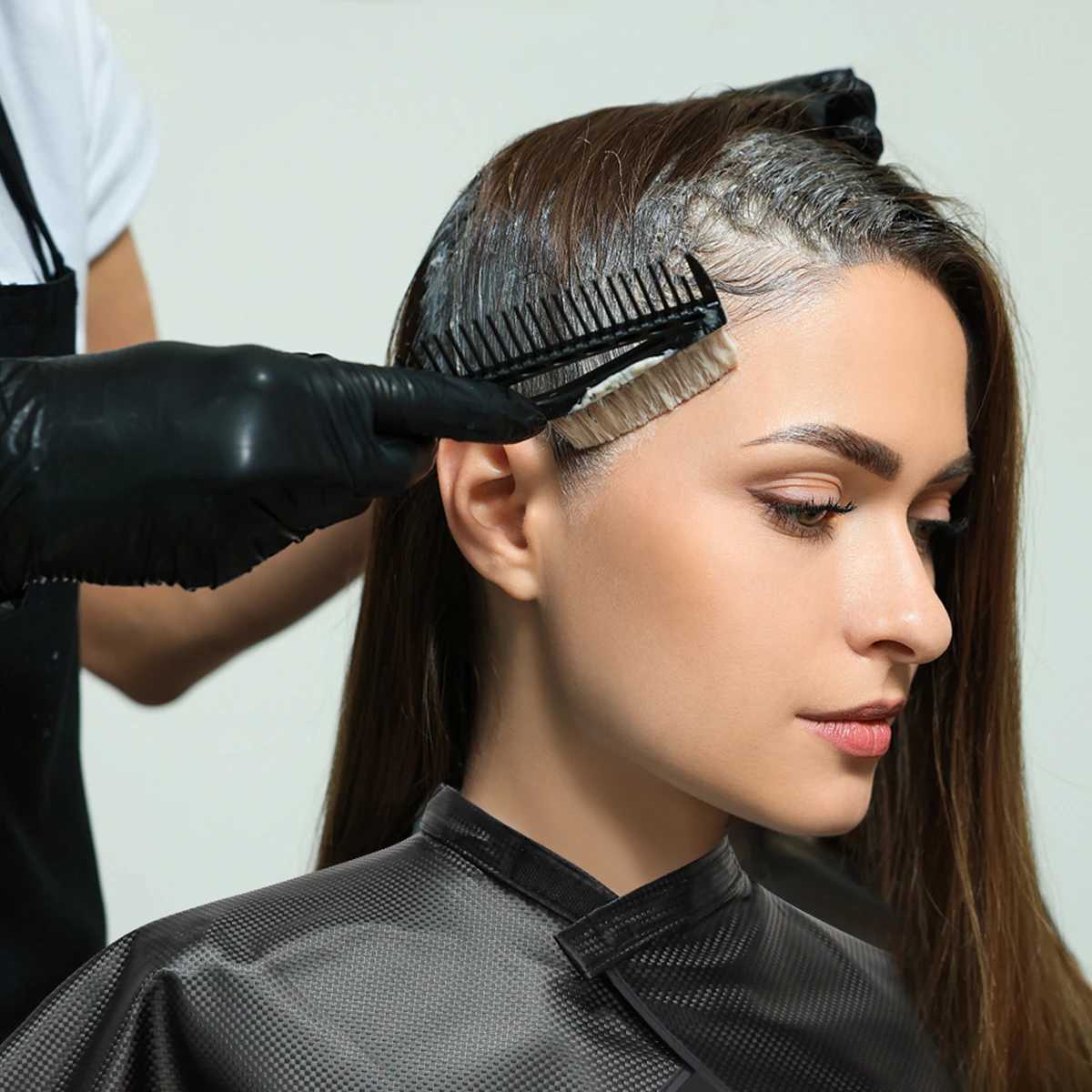 Hair Color Cape Barber Waterproof Hair Color Shawl Cape Barber Stylist Packaging Durable Waterproof Non Adhesive W240814