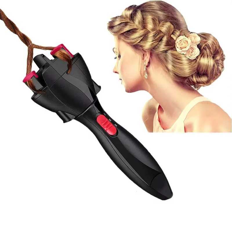 Electronic rapid twisting hair weaving tool automatic hair weaving machine W240814