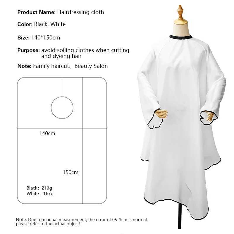 Sleeves aprons hairdressers hair clippers dresses with sleeves hair salons accessories released W240814