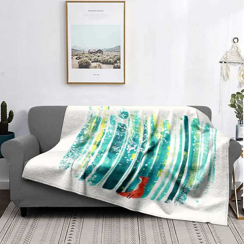 Home decoration plush Sofa blanket Anime animals Bedspread on the bed anime fluffy soft blankets thick blanket for winte Y240815