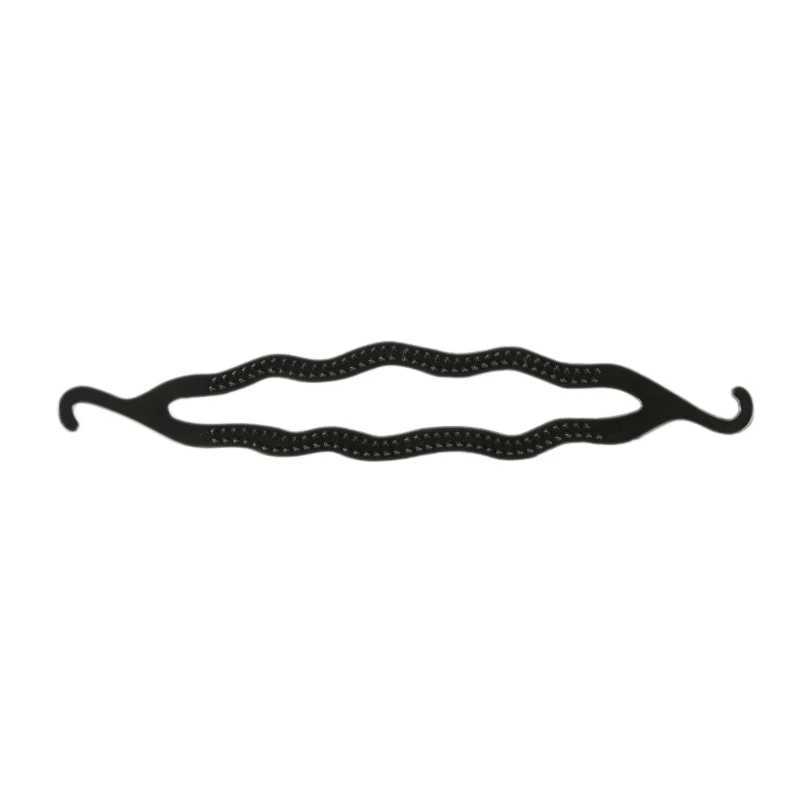 1-5 pieces of hair weaving tools black hair style hair pulling pins double hooks bendable hair styling tools and accessories W240814