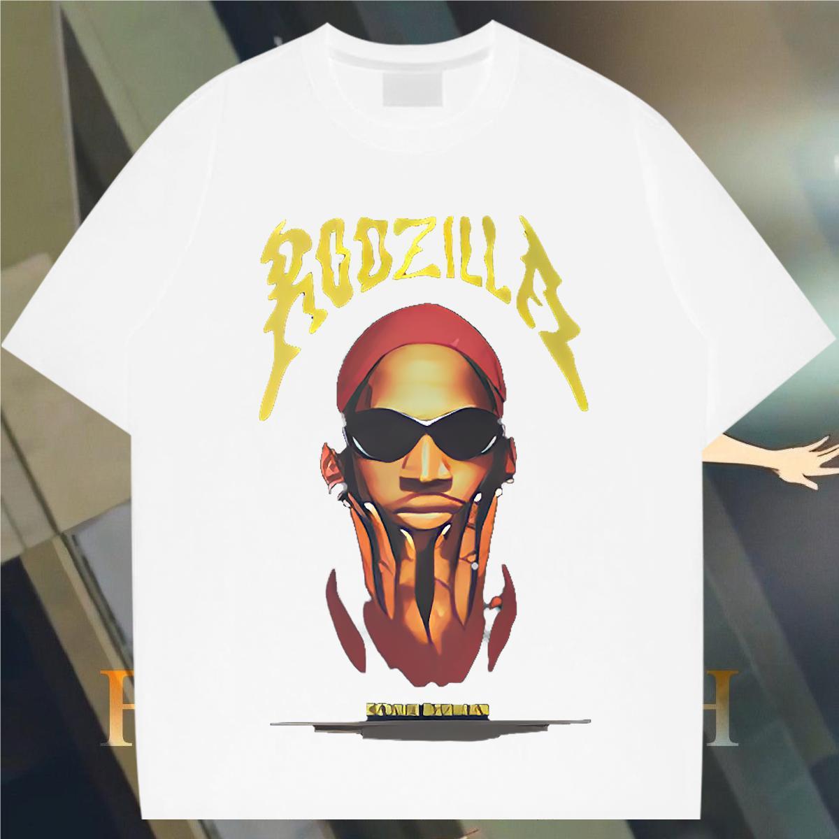 T-Shirts 230g Cotton portrait Casual Breathable Short Sleeve Oversized 4XL Mens Tshirts Fashion Casual Cool Tees