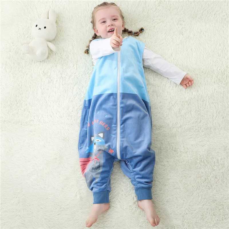 Childrens Sleeping Bags Baby Sleeveless Bodysuits Newborn Sleeping Bags Infant Jumpsuit Y240814