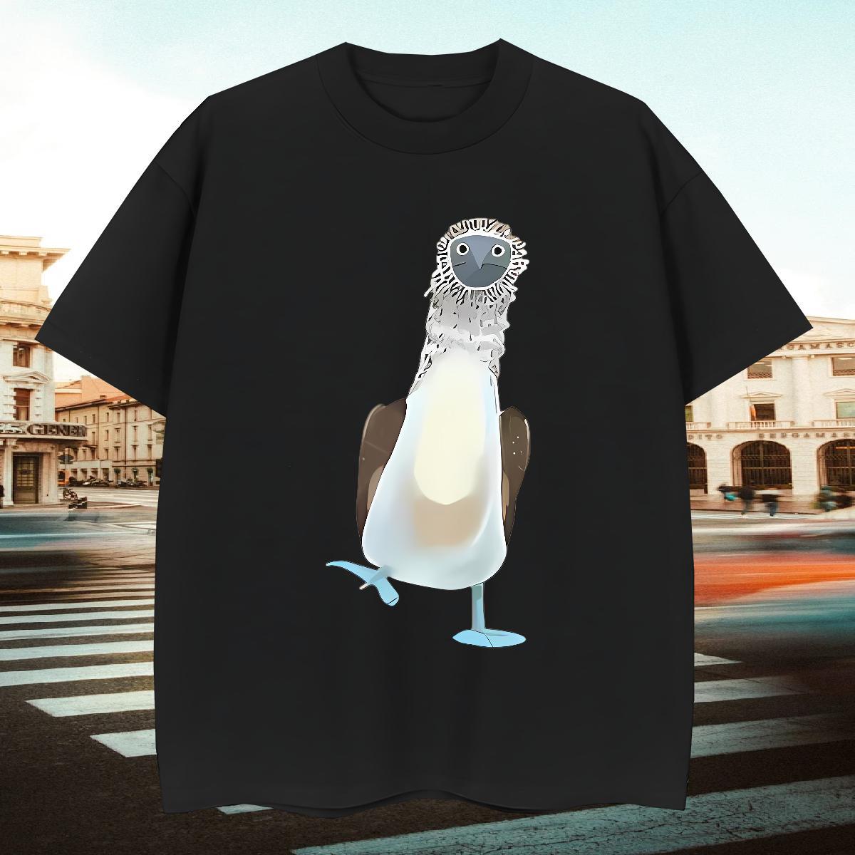 Popular T Shirts Men bird Breathable Crew Neck Sport Oversized 4XL 230g 100% Cotton Men Tops Tees Fashion New Clothings