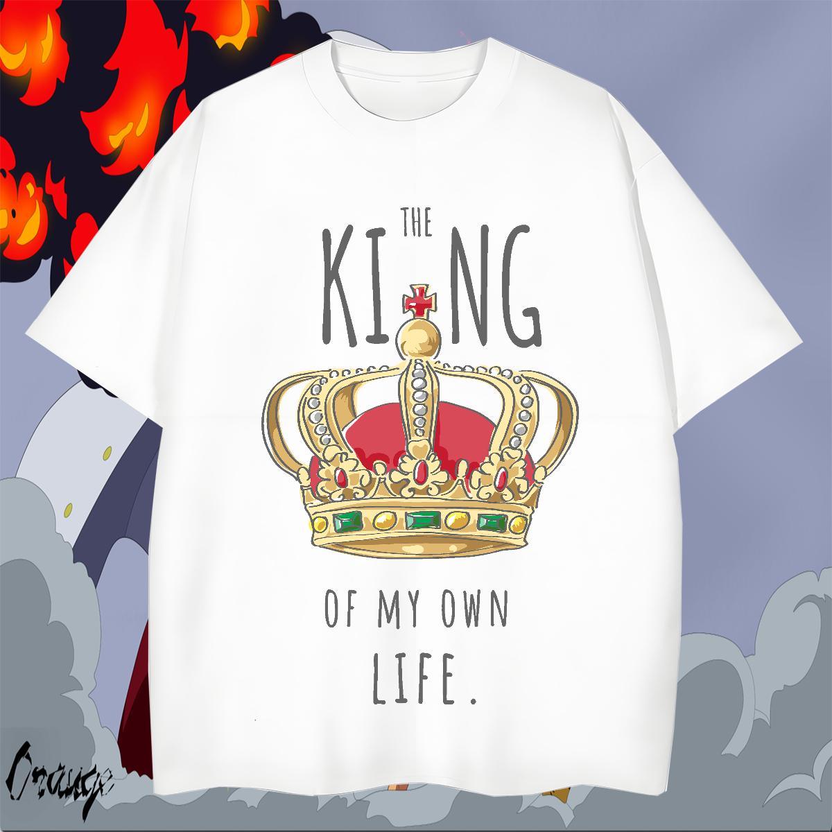 Soft Couples T Shirts Anime Printing Street 230g Cotton Floral Print Breathable Crew Neck letter T shirt Designer Tops