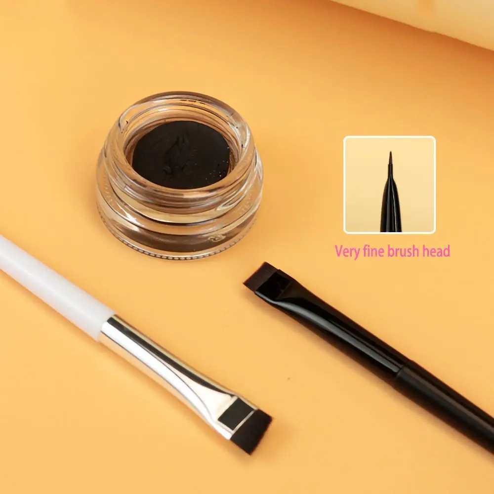 Beauty Brush Makeup Tools Beginners Fine Angle eyeliner Brush Flat eyeliner Brush Lining Brush Blade Makeup Brush W240814