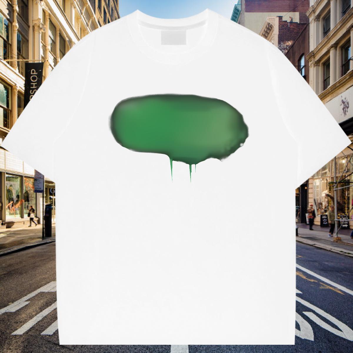 T-Shirts for Men 100% Cotton 230g dialog box Daily Outfit Crew Neck Oversized 4XL Men Tops Tees Fashion Designer Popular Clothes
