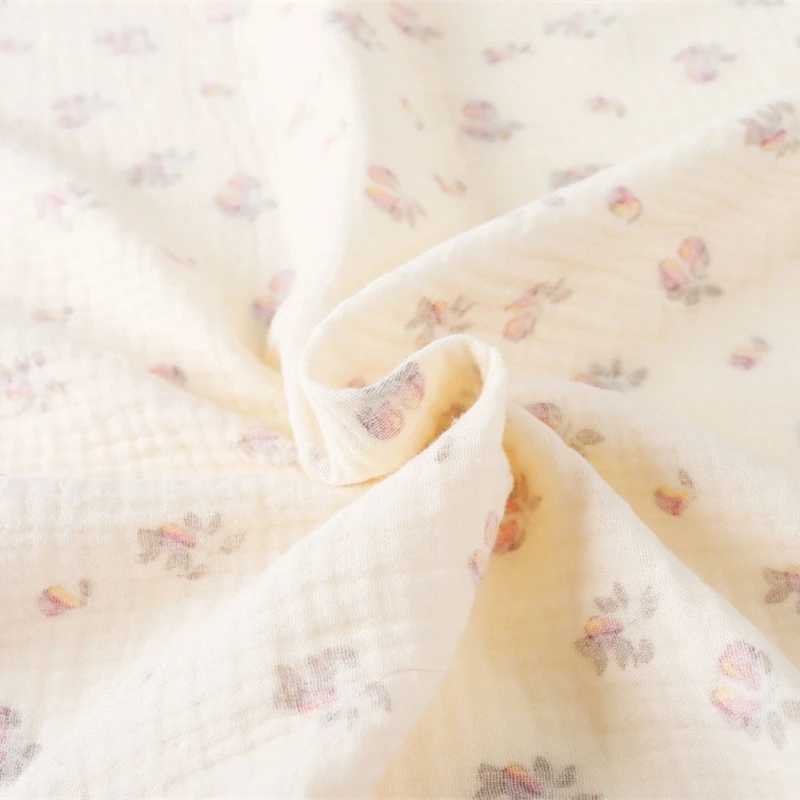 1Pc 85x65CM Upgraded Swaddle Blanket Cotton Muslin Blankets for Girls Boys Baby Receiving Y240815