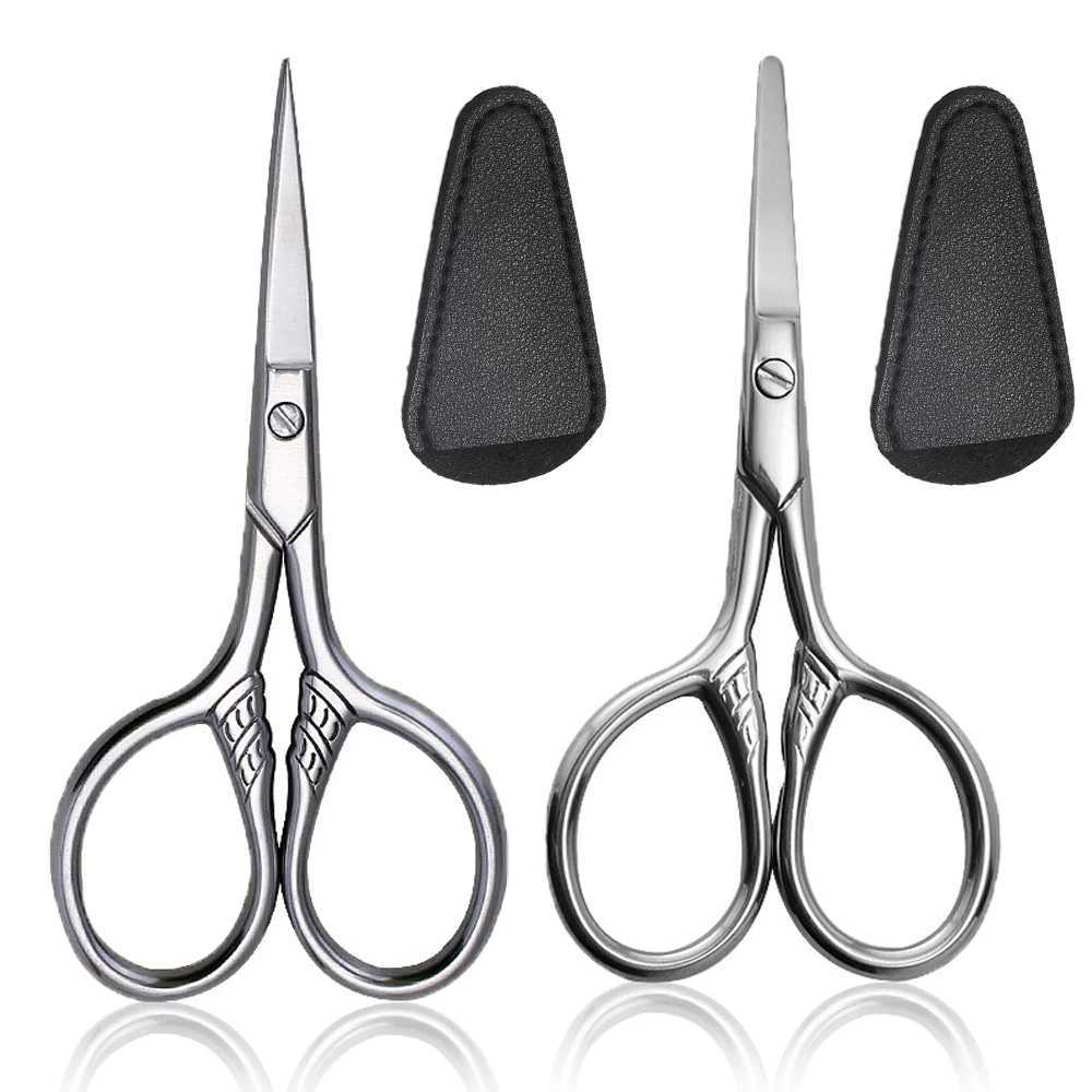 1 piece of facial hair and beard clipper for mustard nose eyebrows and nail cutting stainless steel trimming makeup clipper W240814