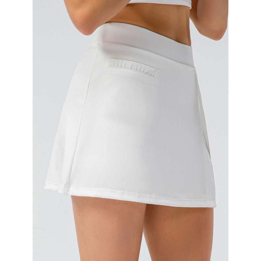 White Fashion Sporty 2 In 1 Skirts Female Quick Dry Tennis Mini Skirt Outdoor Golf Women's Clothing Badminton