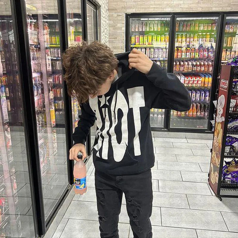 Spring Sweatshirt Woman Hip Hop Alphabet Printing Hoodie Mens Y2k Harajuku Street Retro Casual Loose Clothing 2024 Jackets 240814