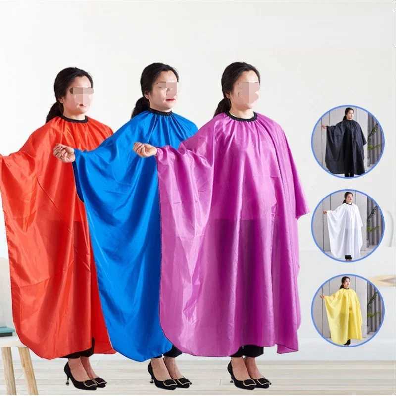 Hair cutting apron hair cutting apron adult waterproof barber open collar apron used as professional hair cutting accessories W240814