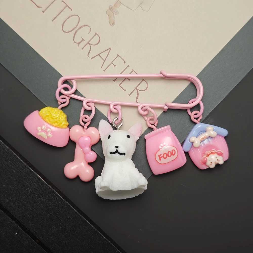 Pink Bulldog Dog Animal Brooch French Bulldog Brooch Birthday Jewelry W240815