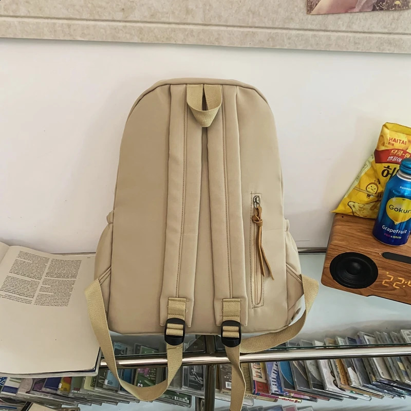 Korean Sweet Back to School Backpacks Women Streetwear Aesthetic Schoolbags High-capacity Kawaii Backpack Students 240813