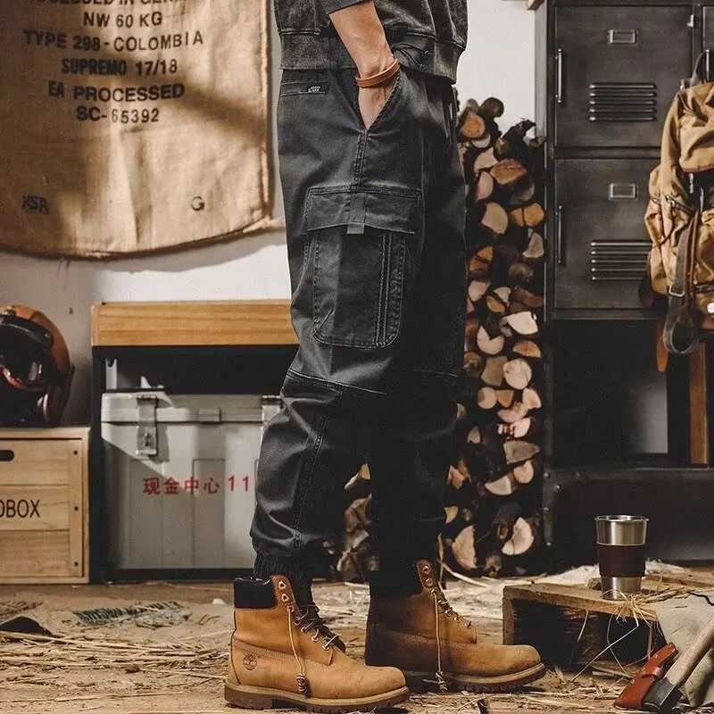Nine oclock mens Hanlan tight pants Korean version mens casual pants new trendW240725