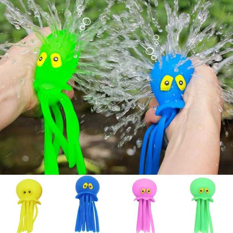 Baby bath toys sponge water absorption octopus squeezing pressure relief summer swimming games childrens water toysW240814cvb