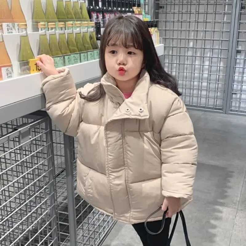 2023 Korean Childrens Clothing Girls Winter Coat Childrens Winter Jacket Childrens Clothing Thickened Warmth W240814