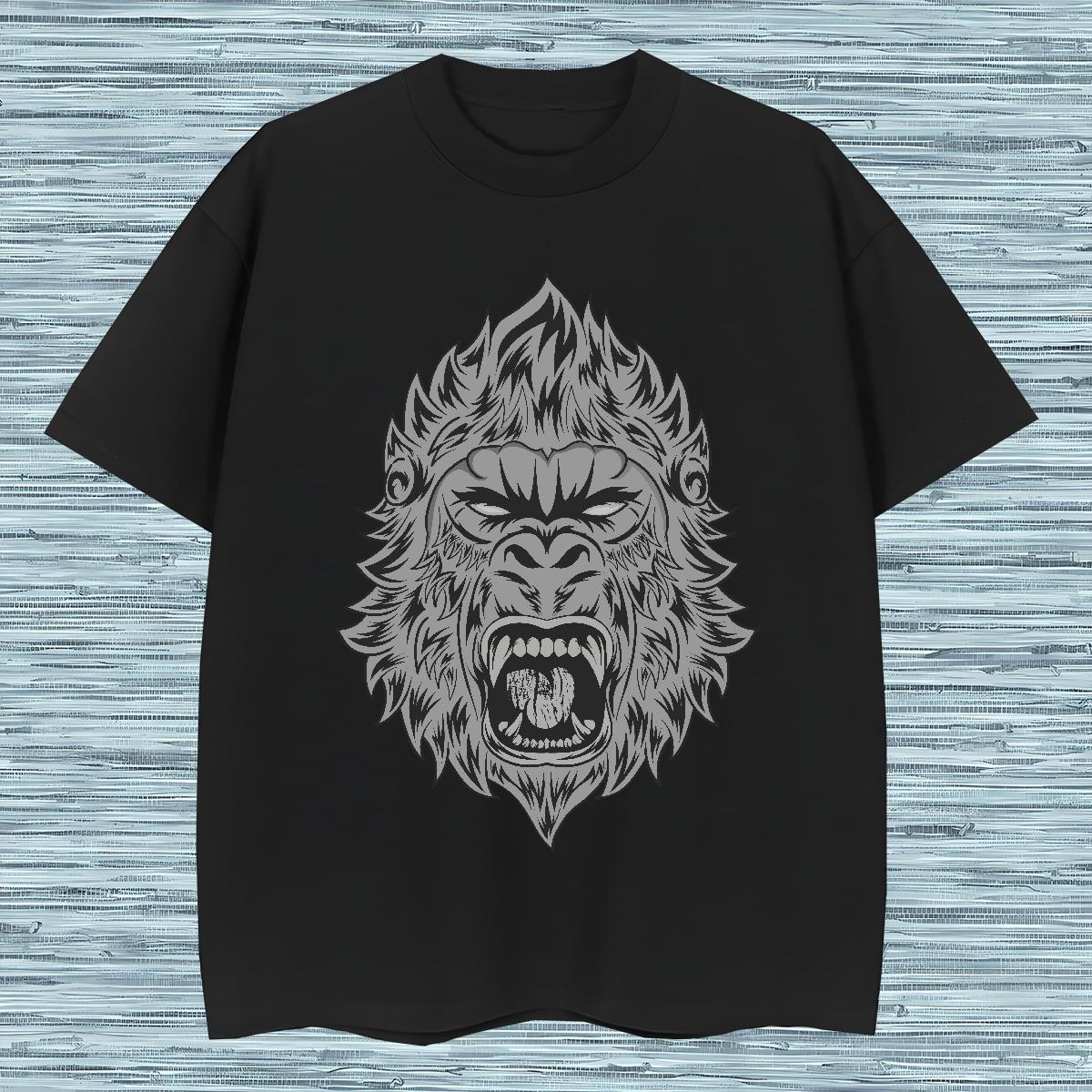 Cool T Shirts Men chimpanzee Breathable Short Sleeve Hip Hop Street Custom Cartoon 230g 100% Cotton Tshirts DIY Clothes
