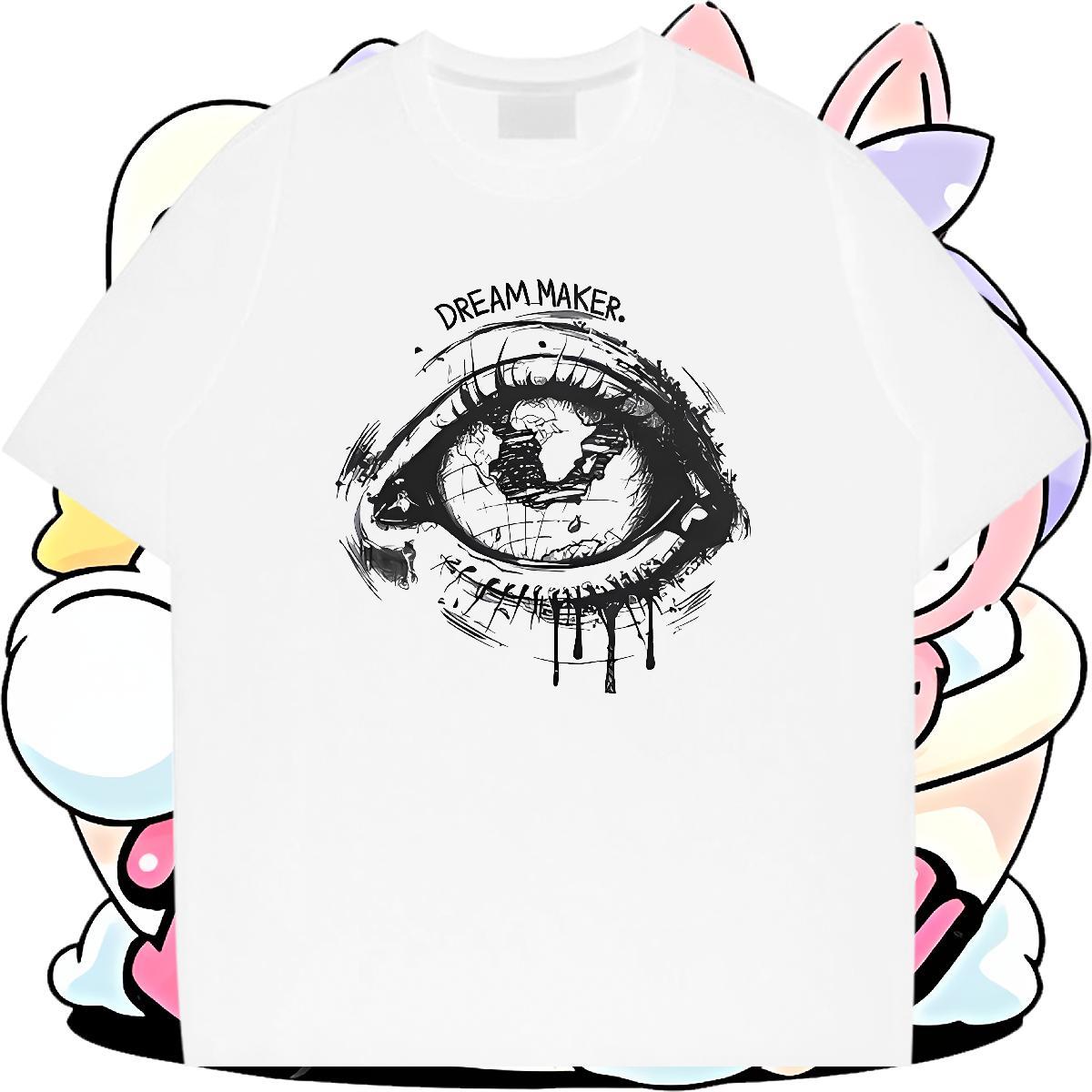 High Quality logo Mens T Shirts Spring Summer Men Tees 230g Cotton Designer Breathable Short Sleeve DIY Anime Tops