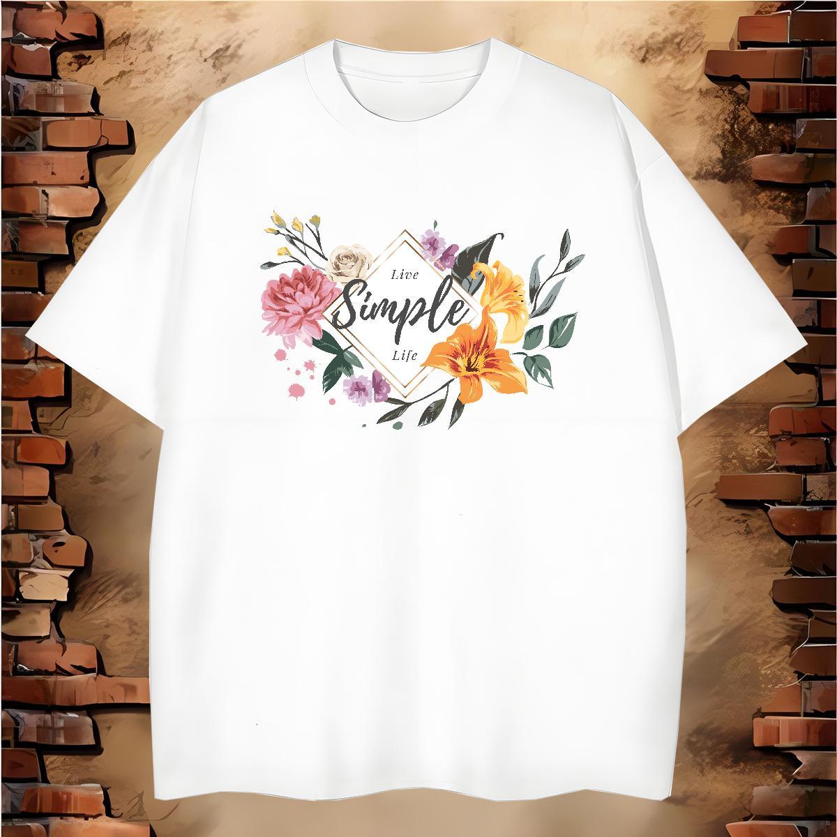TOP Quality letter Mens T Shirts Casual Daily Wear Tshirts 230g Pure Cotton Custom O Neck Short Sleeves Customized Print Tees Shirts