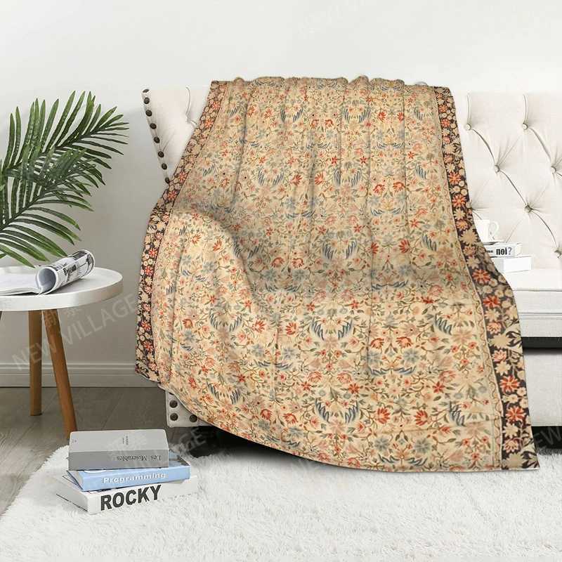 Plaid sofa for Knee blankets warm winter bed cover throw blanket Decor boho warm fleece Nordic Vintage Moroccan Soft and hairy Y240815