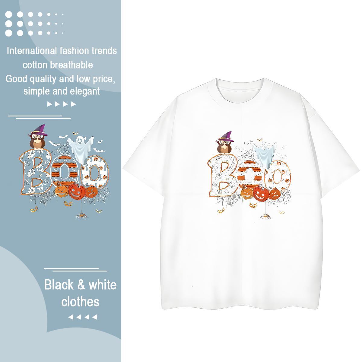 Designer T Shirts Men pumpkin Pure Cotton Street wear Hip Hop Custom Printed 100% Cotton 230g Mens Tshirts Classic Tees