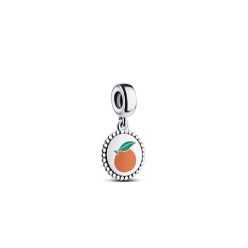 100 925 Sterling Silver Dream Fly Dangle Cat Orange Lucky Charm For Fine Jewelry Making Fit Women S925 Snake Bracelet Girl Gift