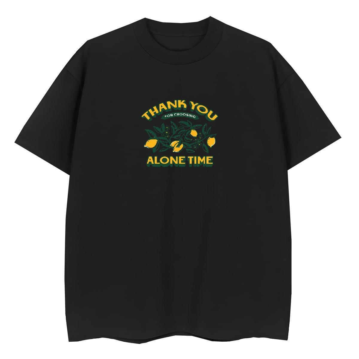 Loose Fit Tshirts Daily Wear 230g Cotton Oversized Breathable letter T-Shirts for Men Classic Casual Clothes