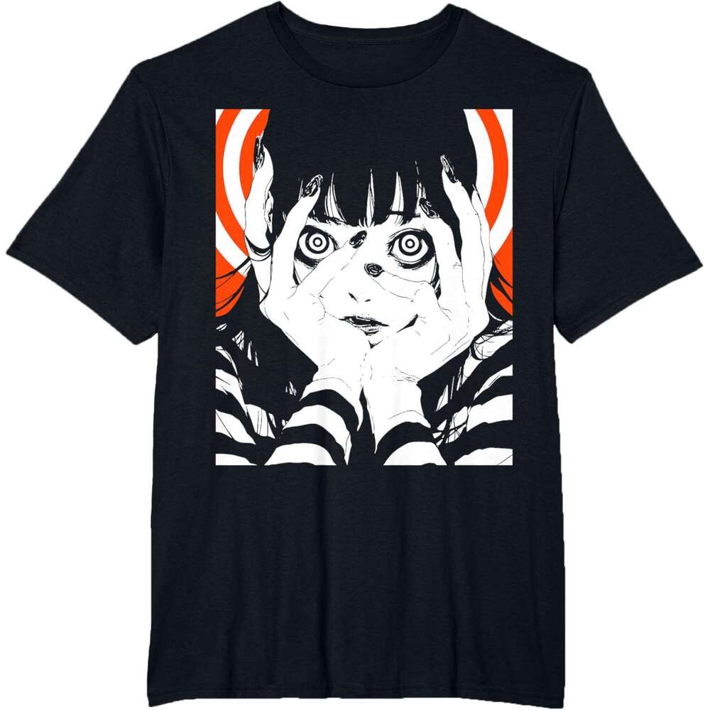 2025S Fashion Designer T Shirt For Mens Funny Horror Anime Manga Japan Japanese Creepy Kawaii Goth T Shirt Shirts Tshirt Graphic Tee Casual Tops Cloth