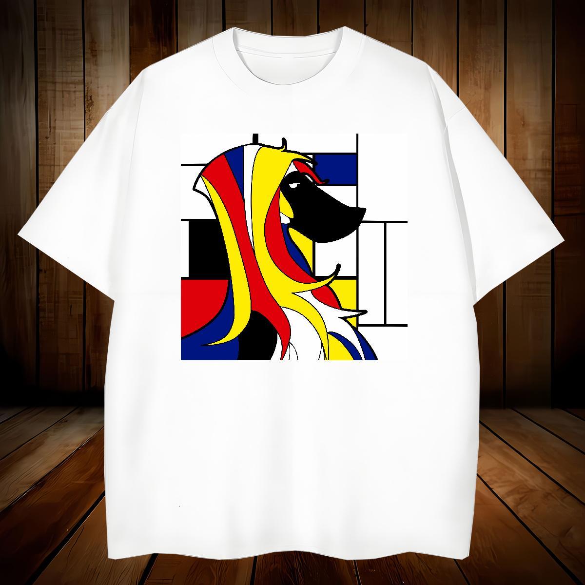 Cool T-Shirts for Men dog O Neck Short Sleeves Home Outdoor Custom Big Size 230g Pure Cotton Couples T Shirts New Arrival Tee Shirt