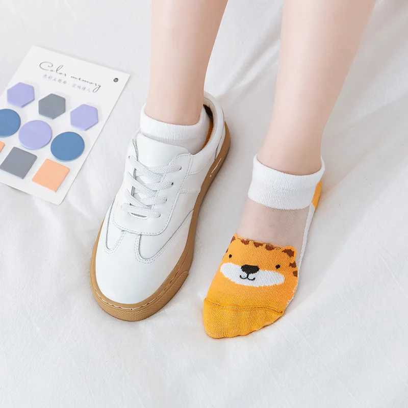 5 pairs/batch of summer childrens socks thin comfortable breathable baby socks cotton mesh childrens socks boys and girls aged 0-12 years old W240814