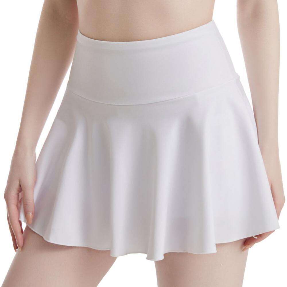 Tennis Women Skirts with Pockets Solid Lightweight Soft Elastic Running Jogging Sports Golf Skirt Gym Sportswear Yoga Shorts wear