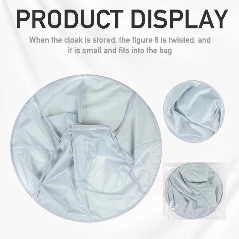 Hair cutting umbrella shawl hair cloak clothing hair dye three-way breathable childrens barber clothing W240814
