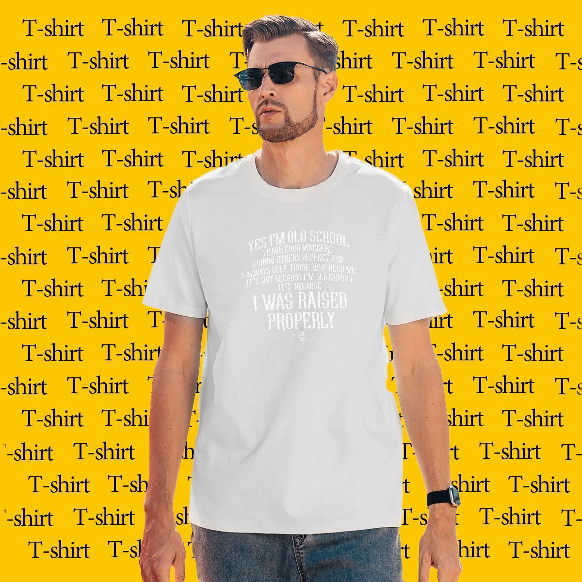 Wholesale Tshirts Hip Hop Street 230g 100% Cotton Custom Printing Breathable Short Sleeve letter T-Shirts for Men Customized Polos
