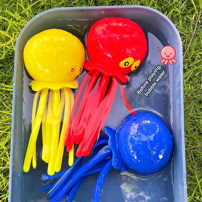 Baby bath toys sponge water absorption octopus squeezing pressure relief summer swimming games childrens water toysW240814cvb