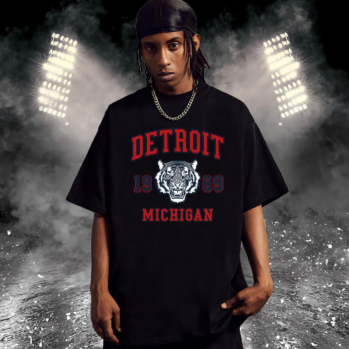 Brand T Shirt For Man tiger Breathable Short Sleeve Sports Casual Custom Print Plus Size 100% Cotton 230g Tshirts 2024 Designer Tops