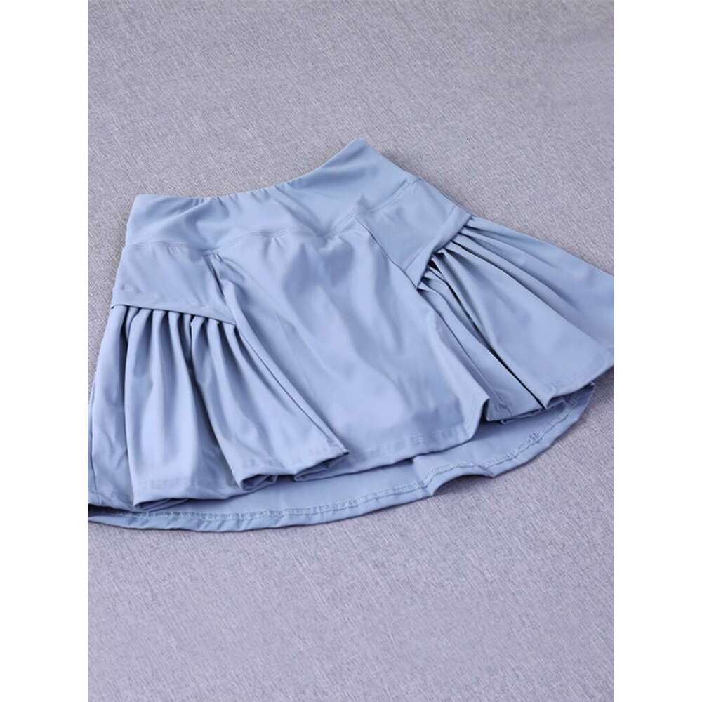 new 2024 Exercise Loose Comfortable Quick Dry Running Fiess Double Layers Frills Pleated Golf Tennis Skirts