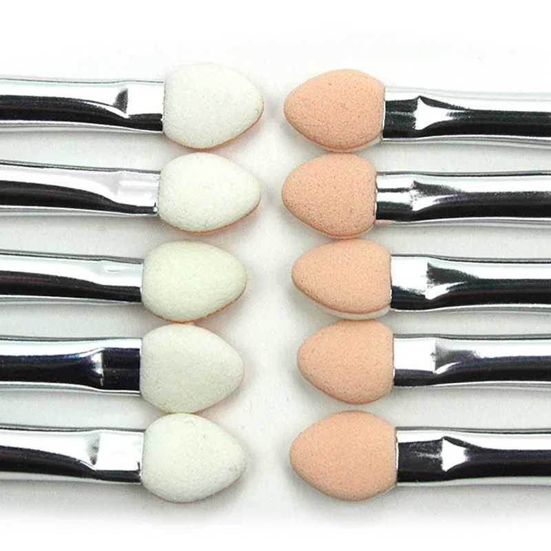 Portable eye brush sponge makeup sponge brush stick eye shadow nose lip decal brush beauty makeup tool W240814