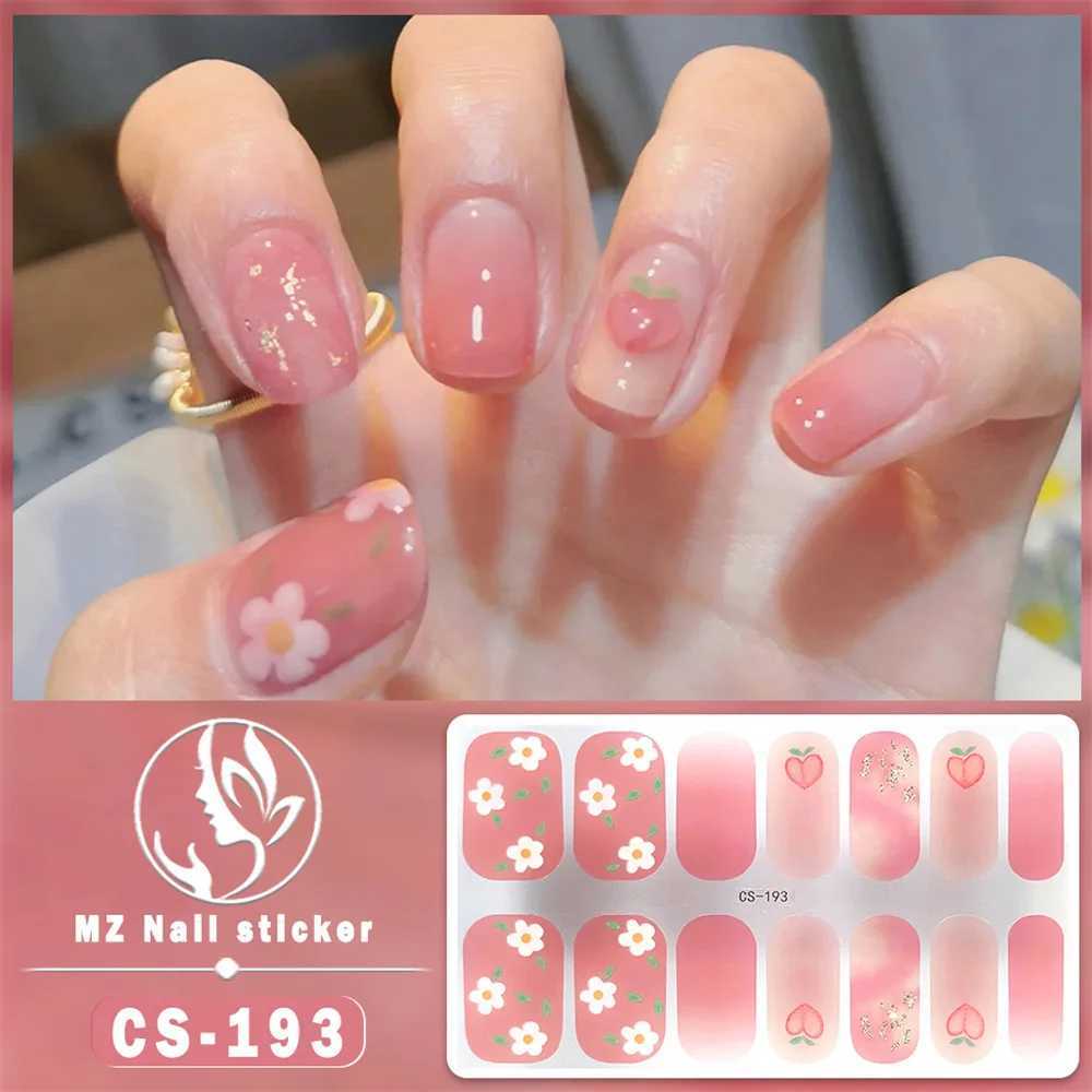 Comfortable To Wear Sticker Simple And Fashionable Bake Free Gel Long-lasting Wear Festival Design Gel Nail Polish Nail StickersXJ240814