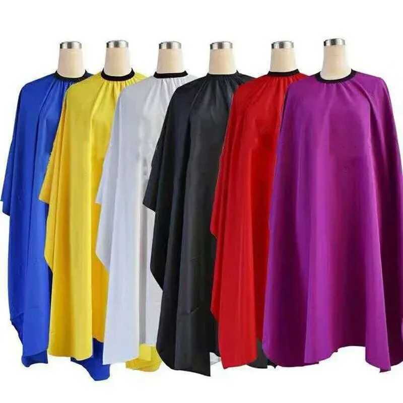 Black white hair salon professional salon hair shawl barber silicone collar barber apron shawl wholesale W240814