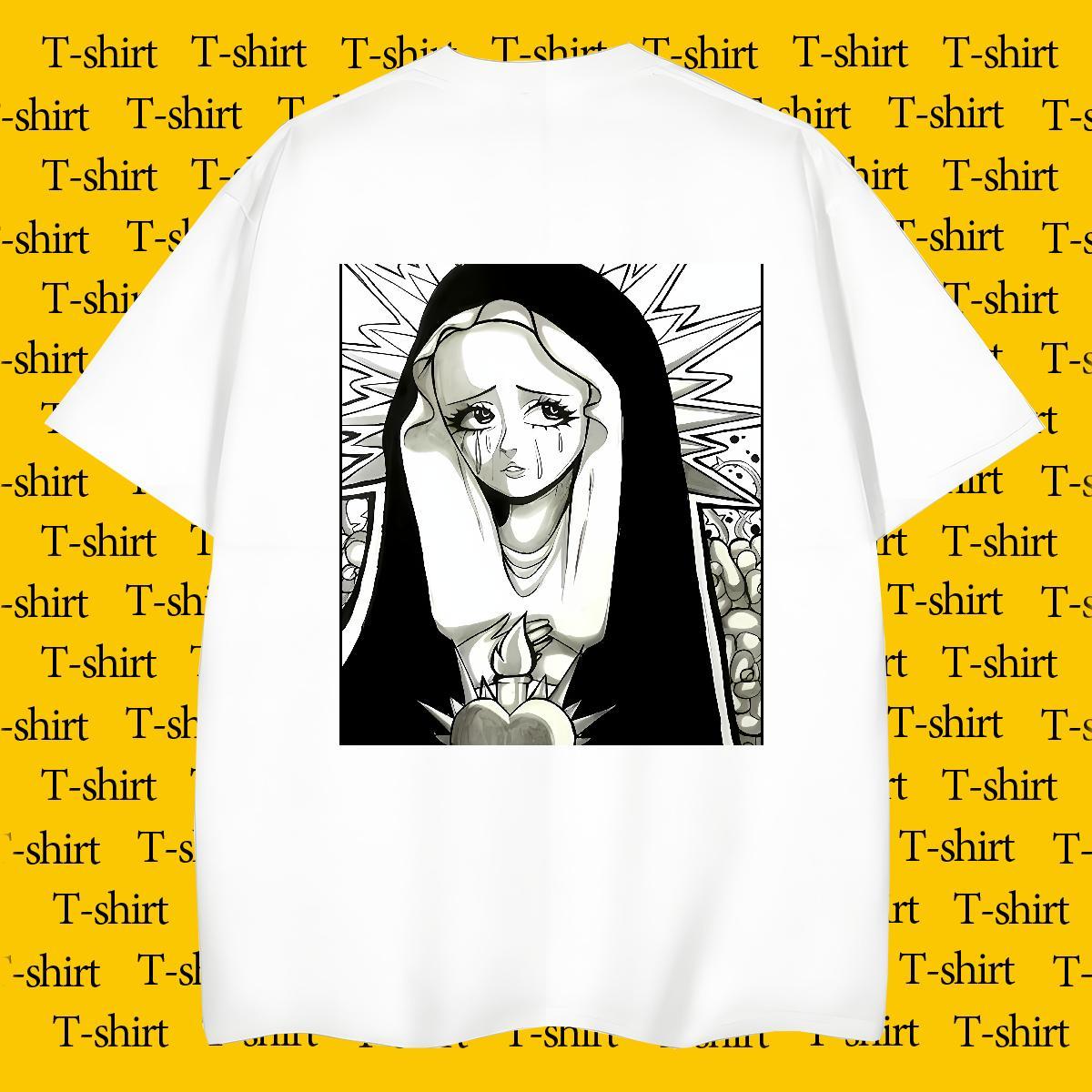 T Shirt For Man 230g Cotton nun Summer Casual O Neck Short Sleeves Custom Big Size Couples T Shirts New Arrival Soft Tops Tees