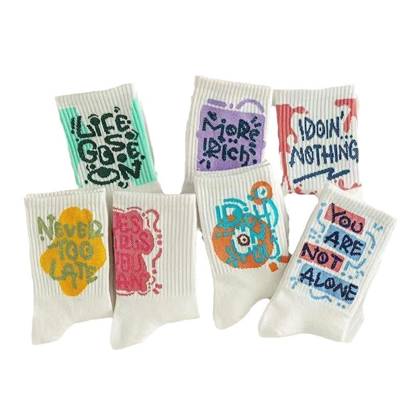 Japanese Inspired Kids Sport Socks - Comfortable Mid Tube Fit for Spring and Summer Styles