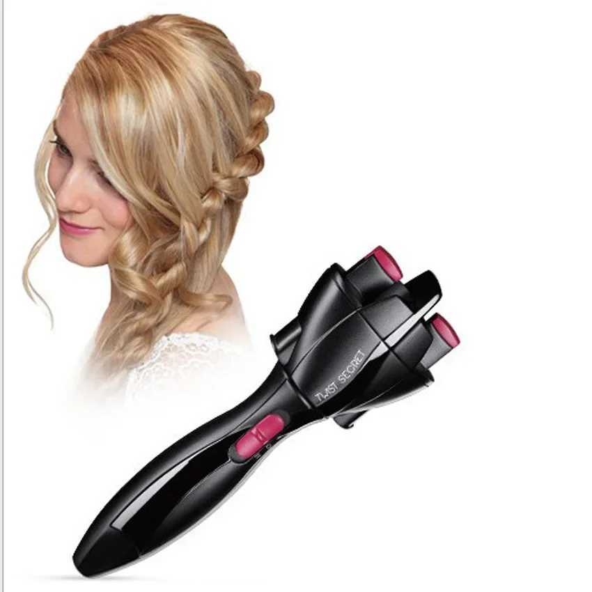 Electric hair styling tool automatic knitting equipment hair knitting machine double line twisting knitting machine DIY electric hair knitting machine