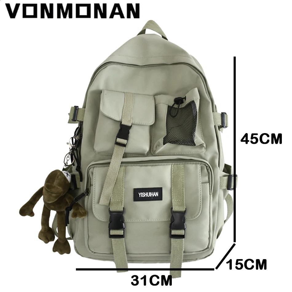 Women School Backpack Black Nylon Bagpack Female Anti Theft Rucksack Casual Lady Travel Bag Korean Back Pack Mochila 240813